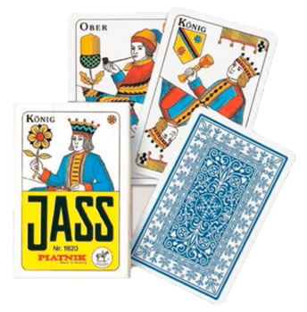 Tarock Karo SF PIATNIK single deck 54 playing cards game DARK BLUE 54 Blatt 