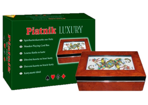 Luxury wooden box for most Tarock Cards